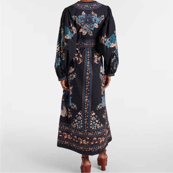 NWT Farm Rio Blossom Tapestry Black Dress - Size Medium - Picture 2 of 16